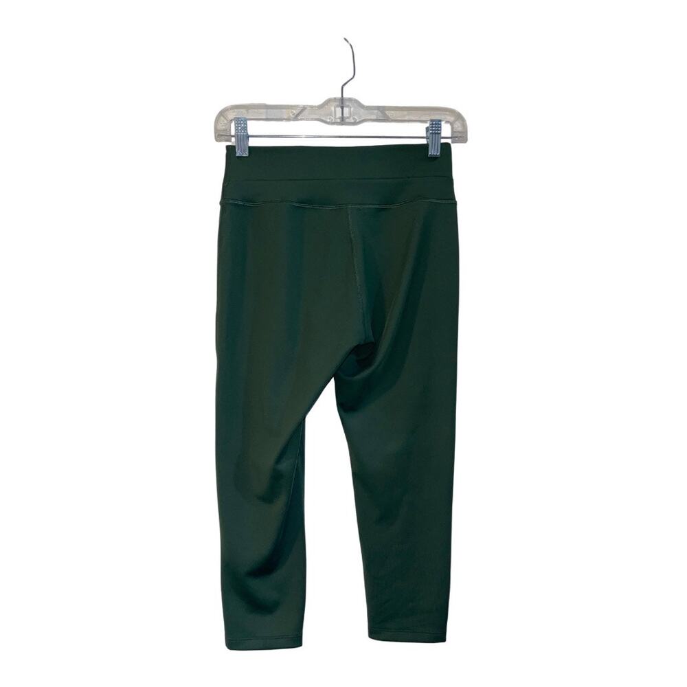 Peloton Sage Green Soft Dream-blend Hoodie & Jade Green Capri Medium Workout Set - Picture 4 of 9